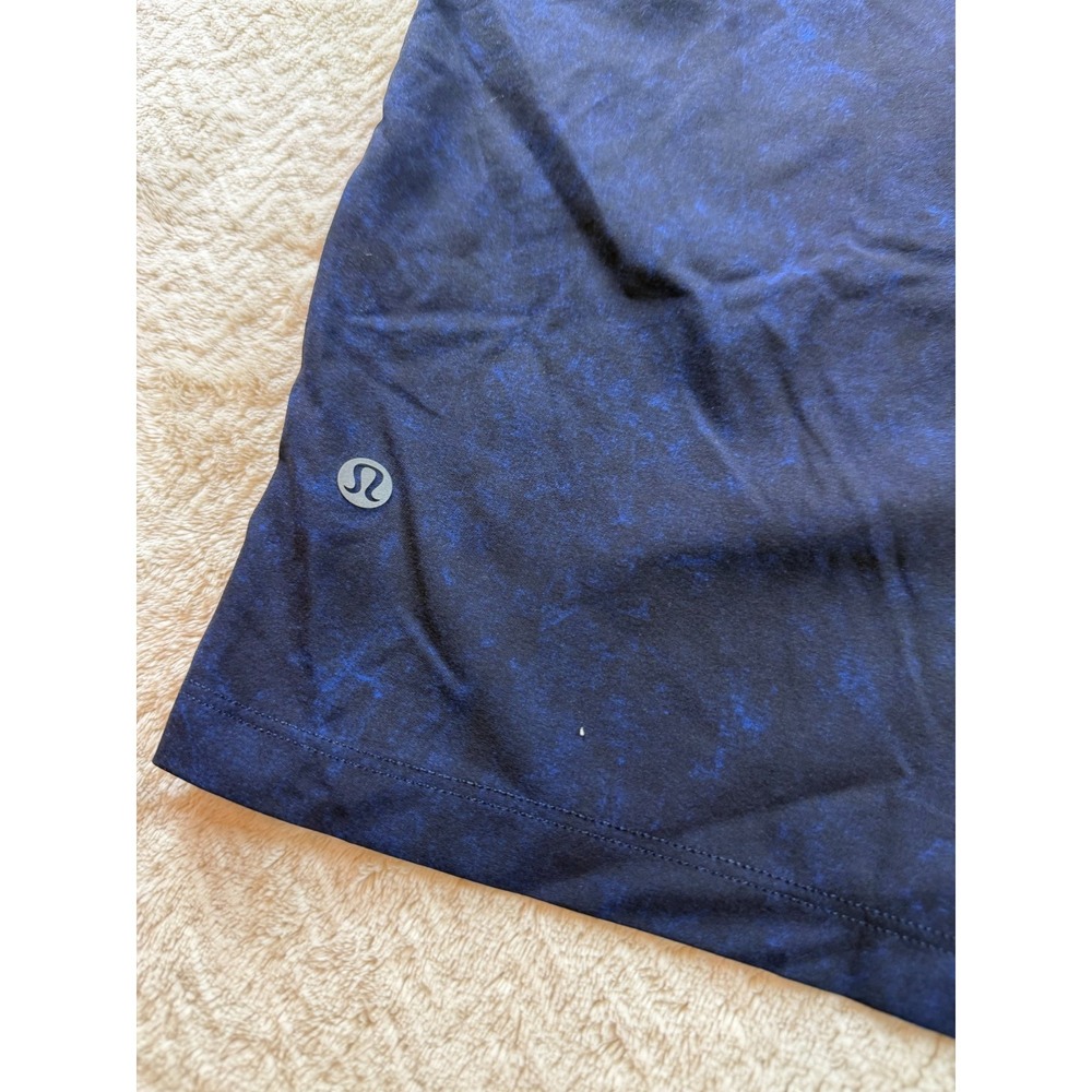 Lululemon T.H.E. Linerless Shorts Mens XL Dark Blue Camo Drawstring Activewear - Picture 5 of 13